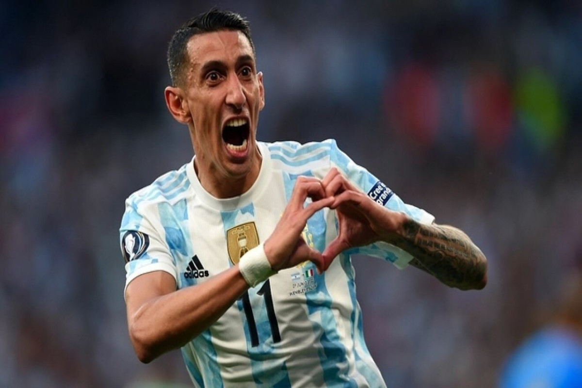 Di Maria dünya kubokunu ayağına "həkk etdirdi" - FOTO 