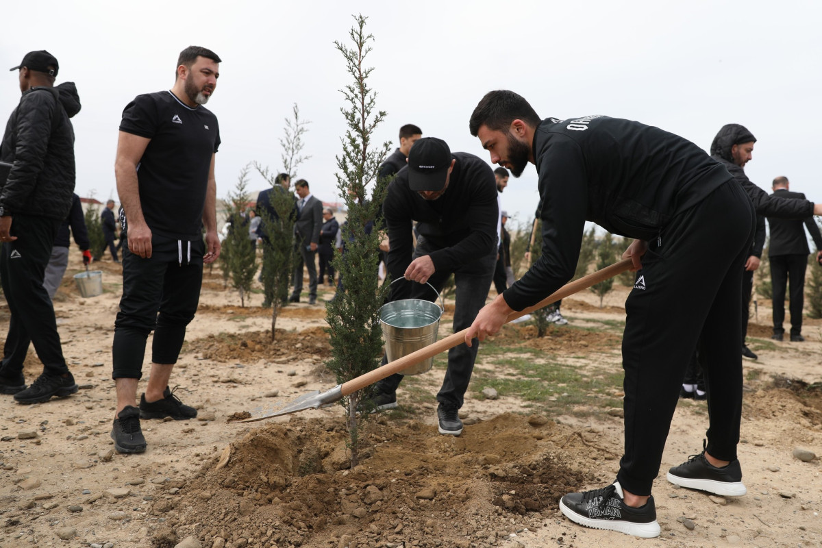 “Qarabağ”dan ağacəkmə aksiyası - FOTOSESSİYA 