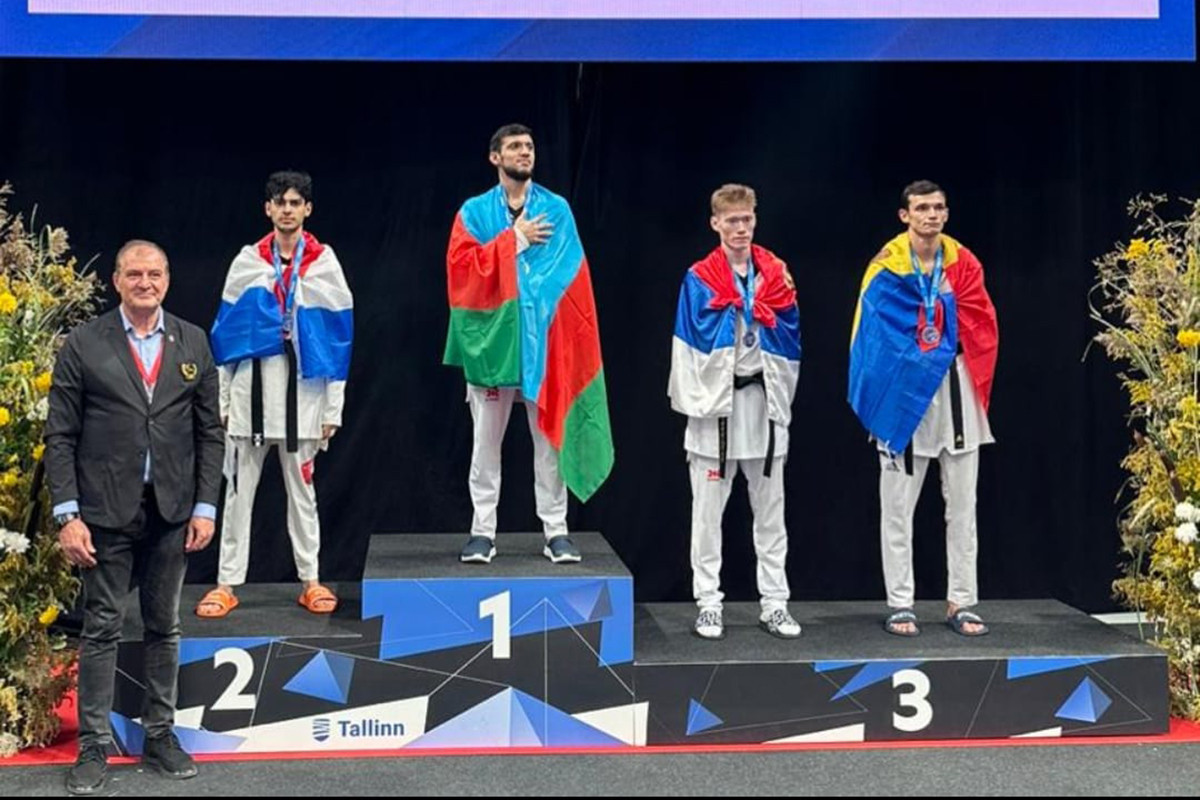 Azərbaycan taekvondoçusu Avropa çempionu oldu - FOTOLENT 