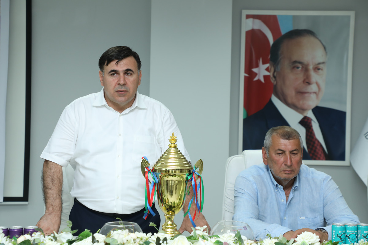 Voleybol üzrə Zəfər Kubokunun püşkü atıldı - FOTO 