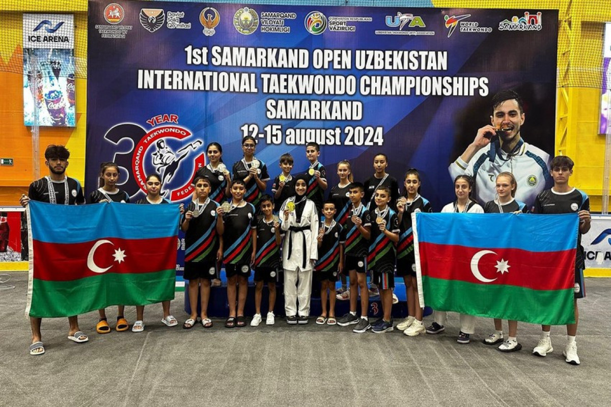 Taekvondoçularımız beynəlxalq turnirdə 12 medal qazanıblar