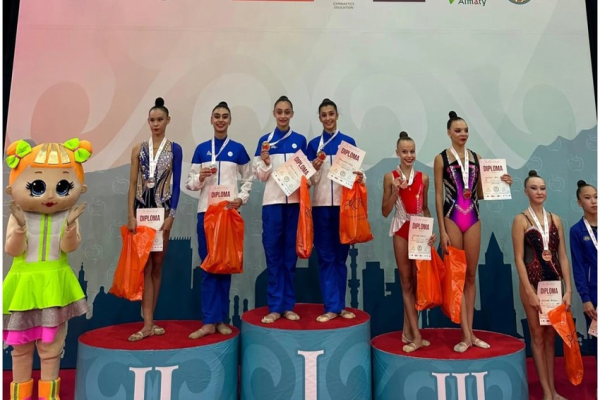 Gimnastlarımız Qazaxıstanda 3 medal qazanıblar