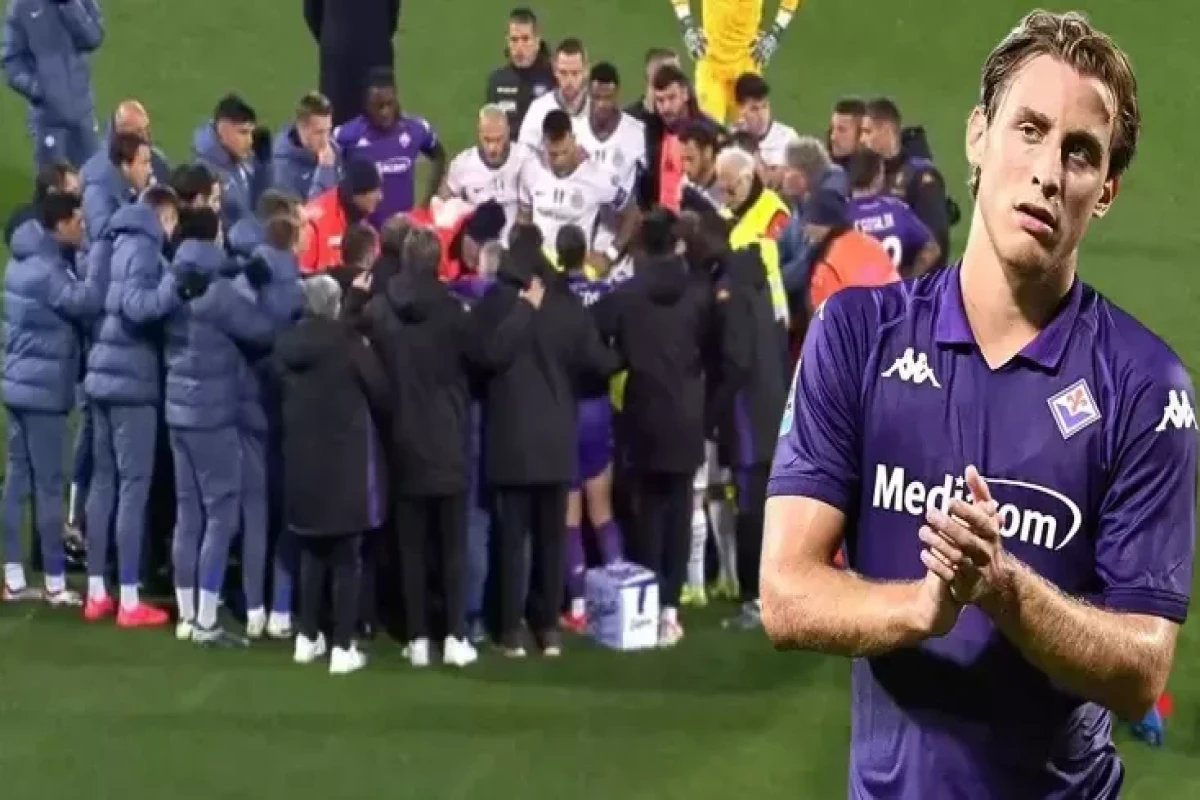 “Fiorentina”nın futbolçusu huşunu itirdi - Matç təxirə salındı 