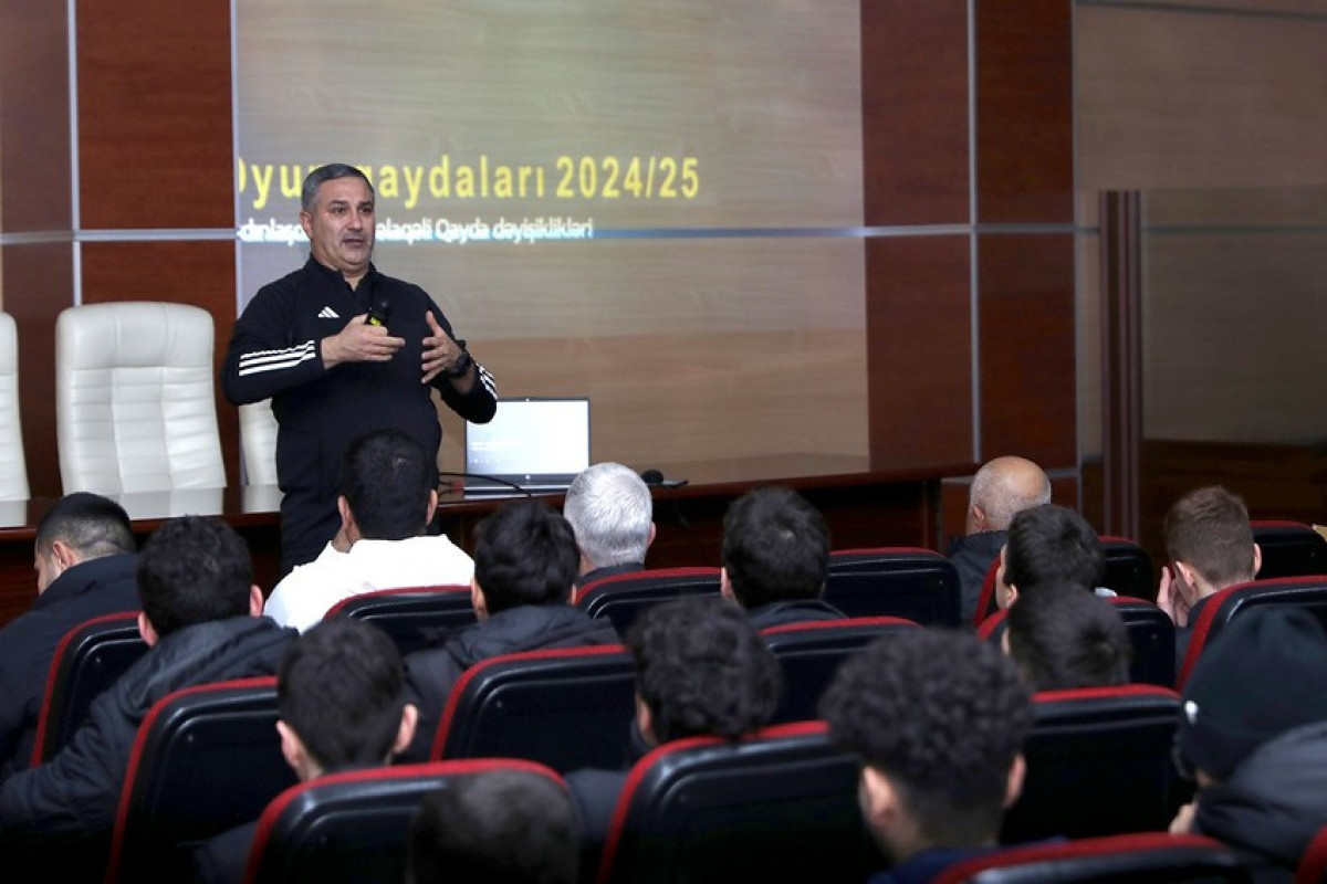 "Qarabağ"ın akademiyasının komandaları üçün seminar təşkil olunub