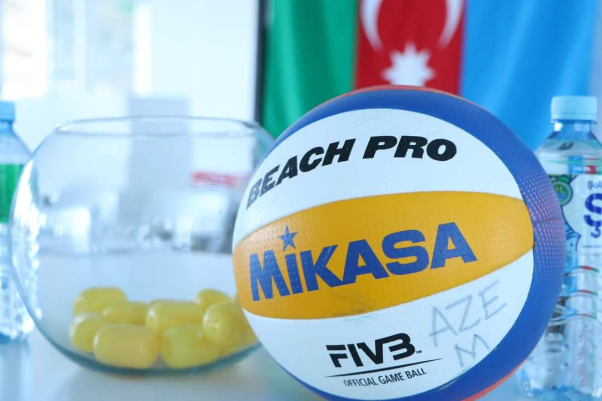 Çimərlik voleybolu üzrə püşkatma keçirilib