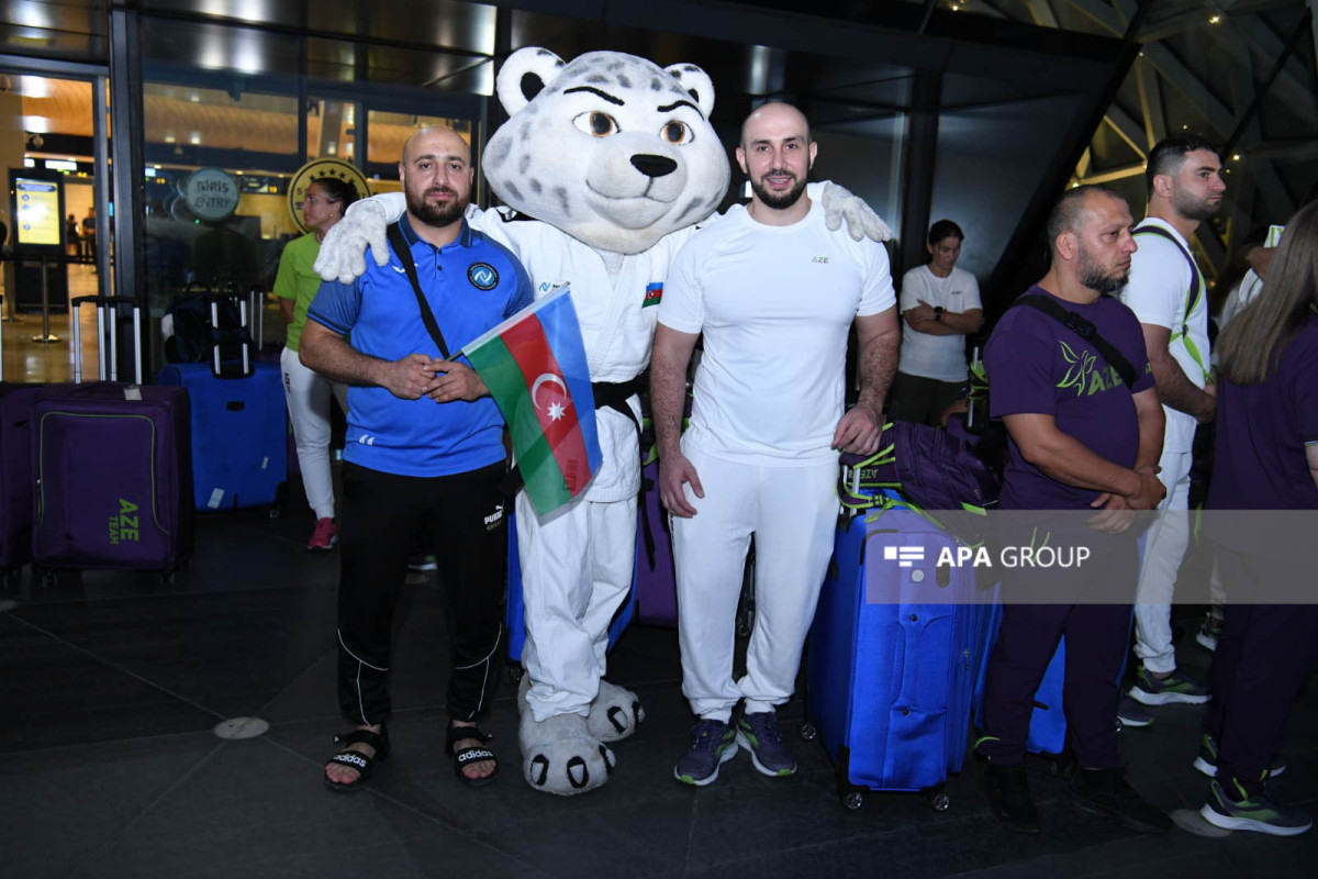 Bir qrup idmançımız Paris Yay Olimpiya Oyunlarına yola salınıb - FOTO 