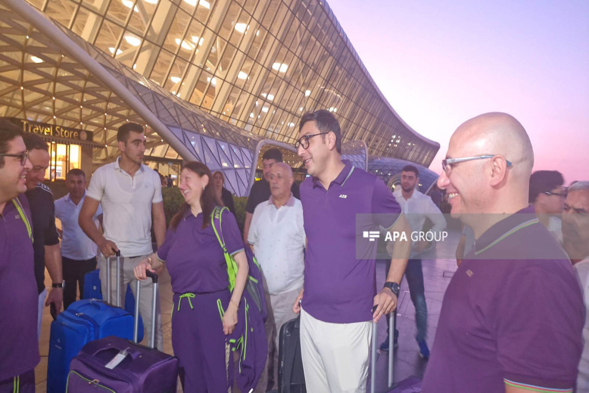 Bir qrup idmançımız Paris Yay Olimpiya Oyunlarına yola salınıb - FOTO 