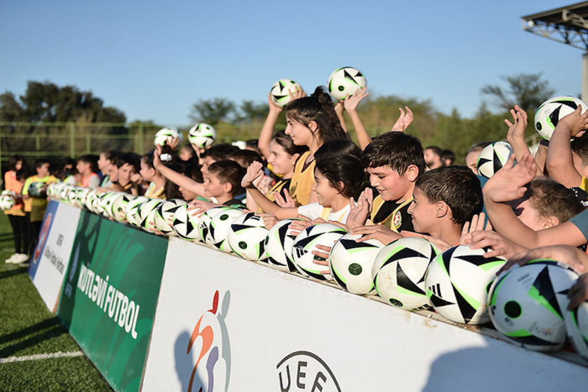 UEFA-nın dəstəyi ilə Ağcabədidə futbol festivalı keçirilib