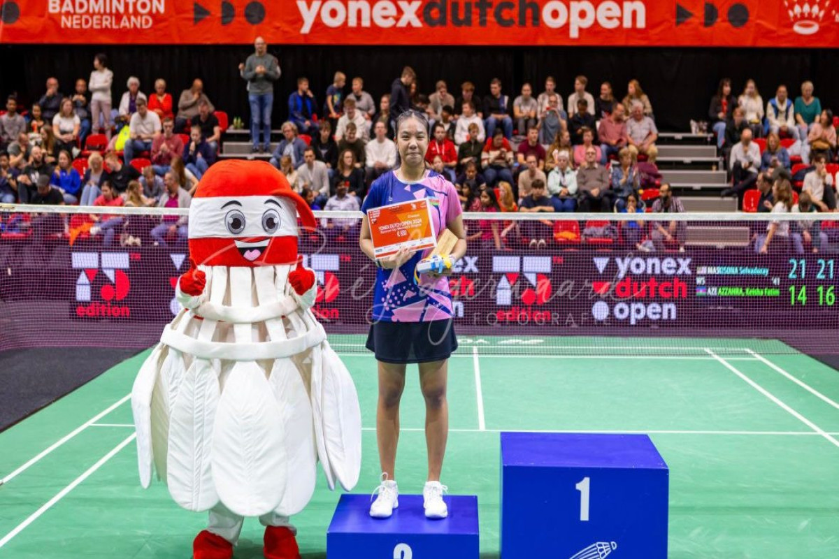 Badmintonçumuz Niderlandda gümüş medal qazanıb