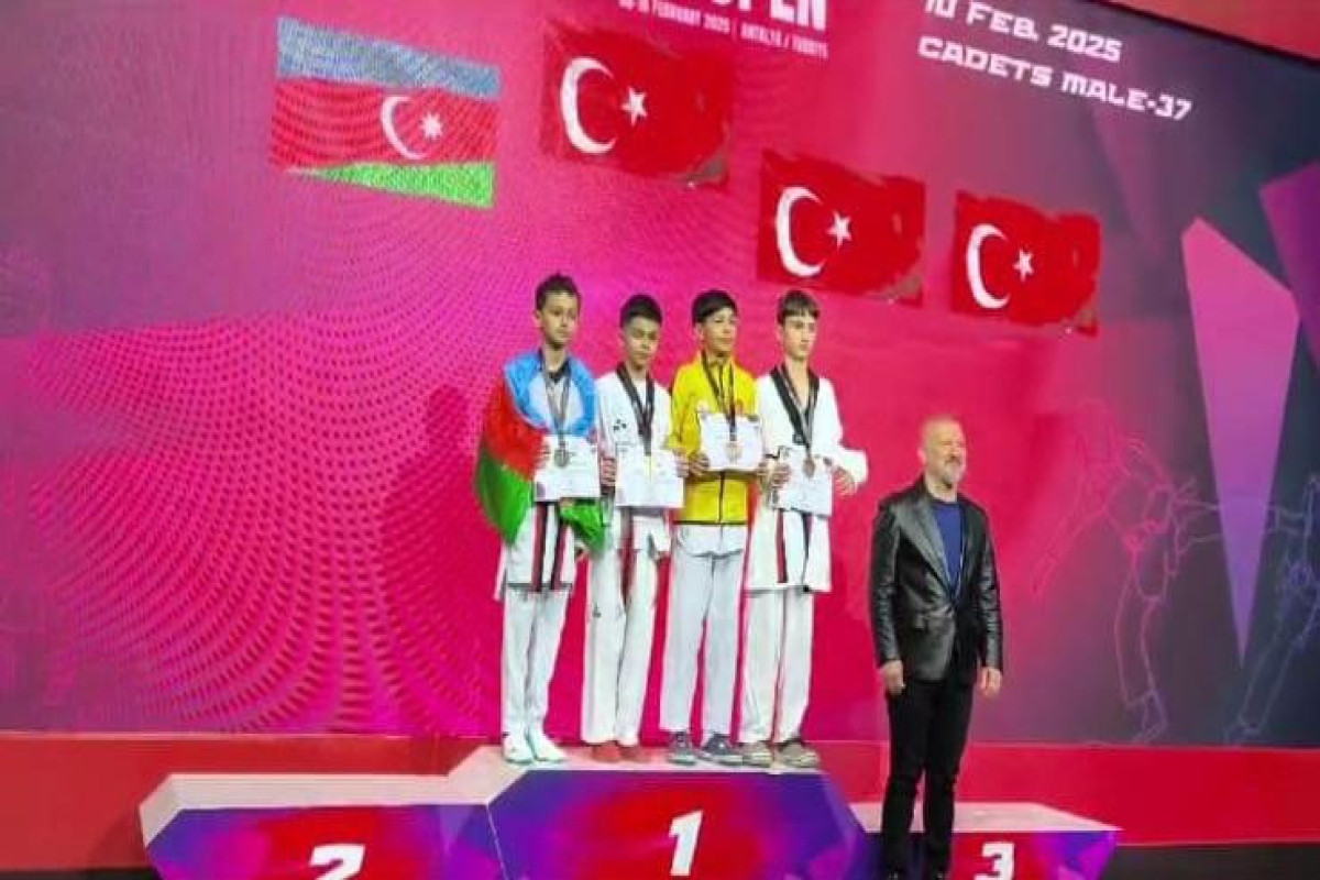 Taekvondoçumuz Türkiyədə gümüş medal qazanıb